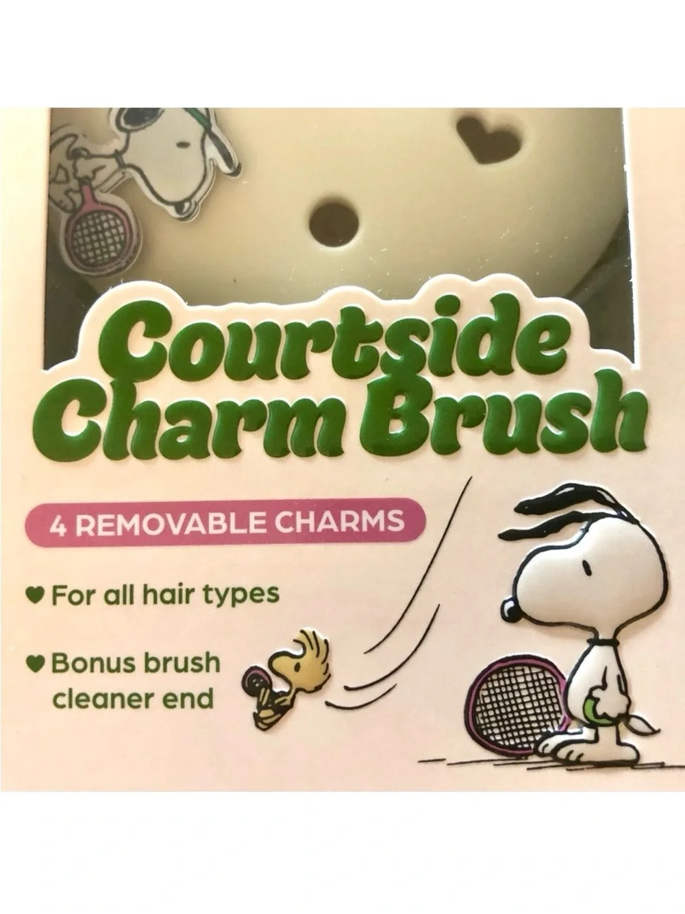 Peanuts x Celavi Charm Brush with Removable Charms
